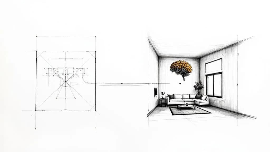 Diseño de interiores con IA para anuncios inmobiliarios