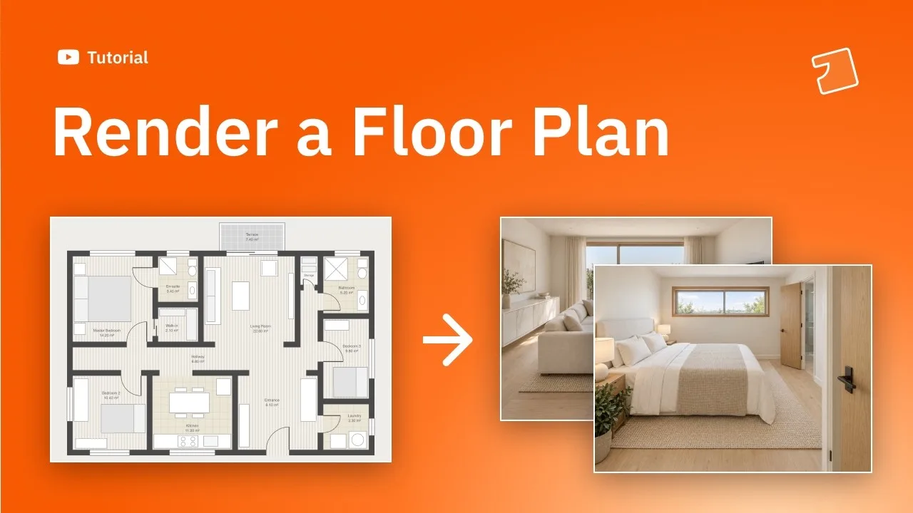 How to Render a Floor Plan with AI (New Construction, No Photos)