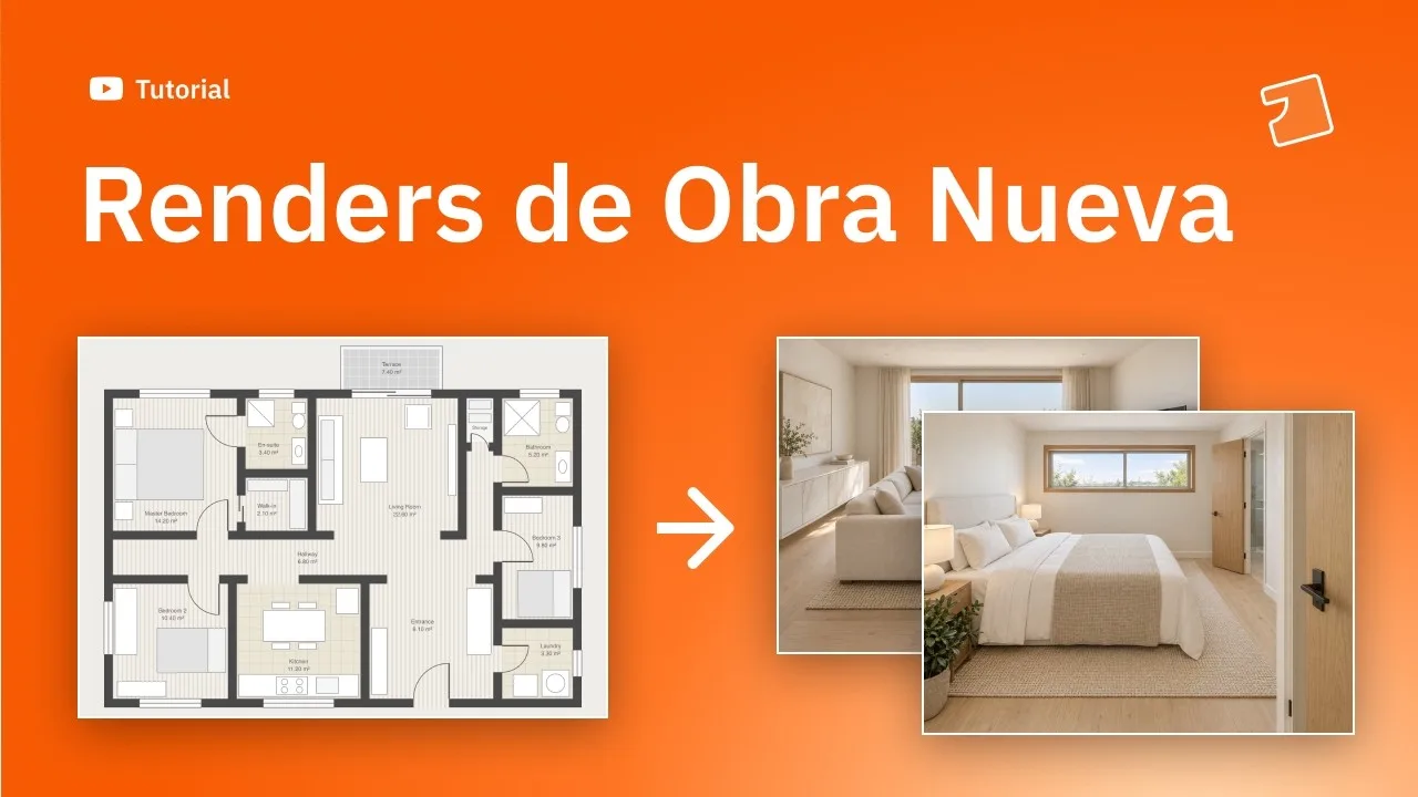 Cómo hacer renders de obra nueva con IA a partir de un plano