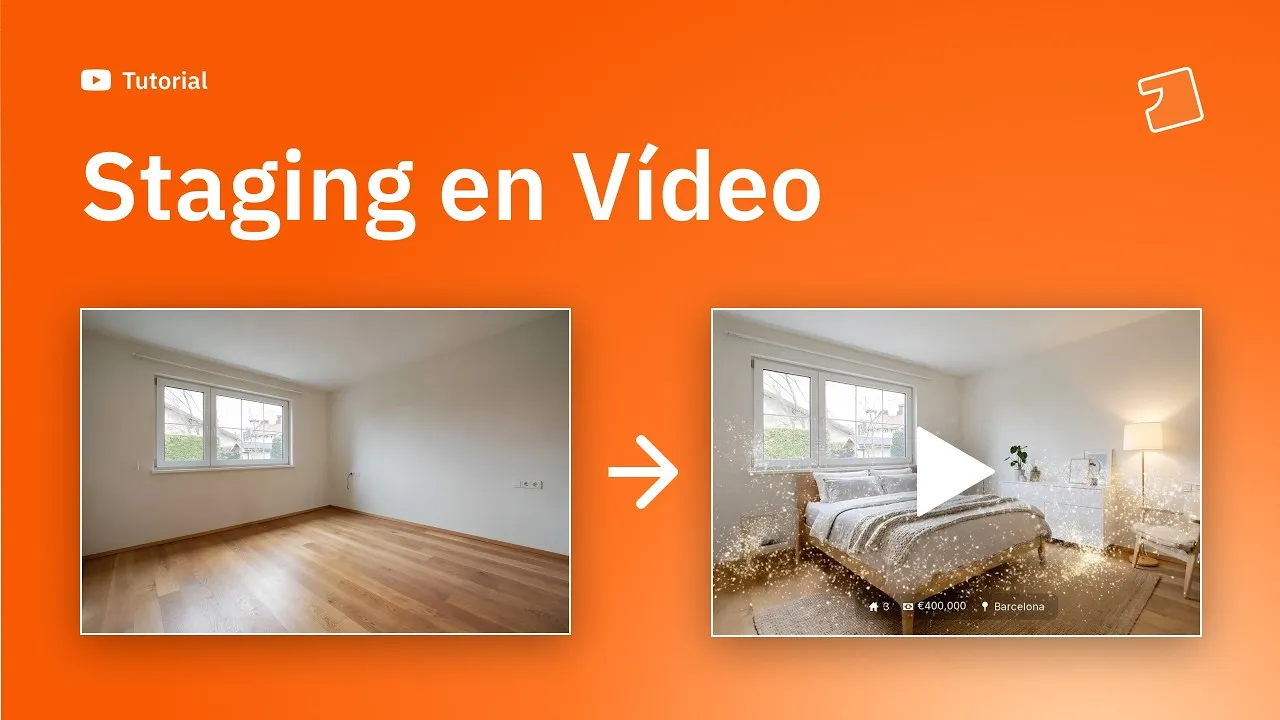 Haz home staging dentro de un vídeo