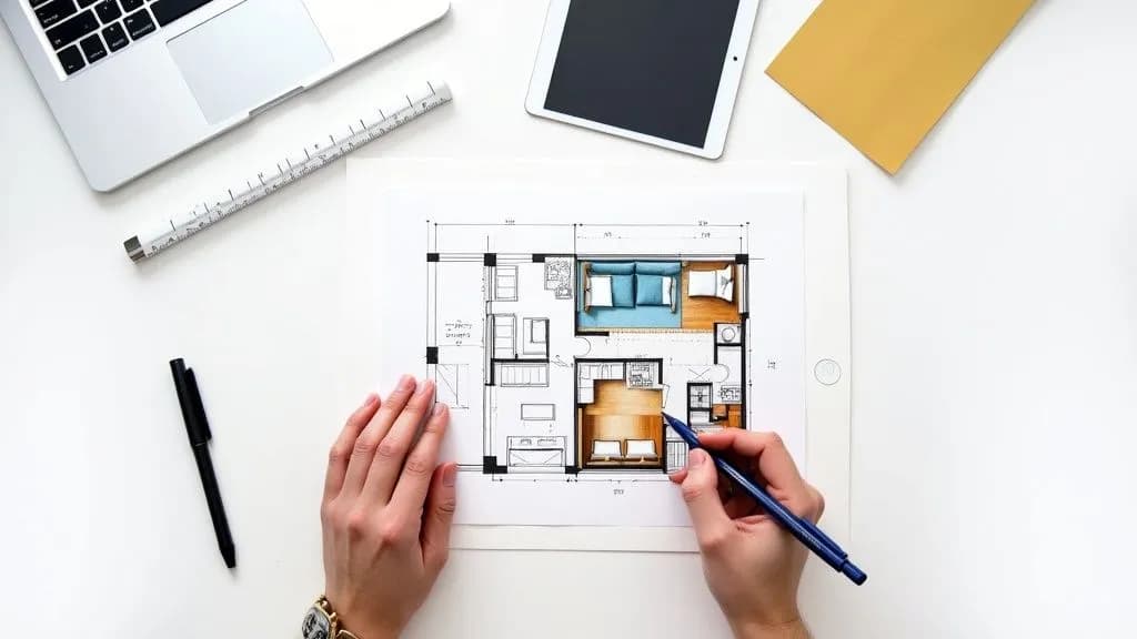 Una guía para la creación de planos de planta renderizados. – Case study illustration