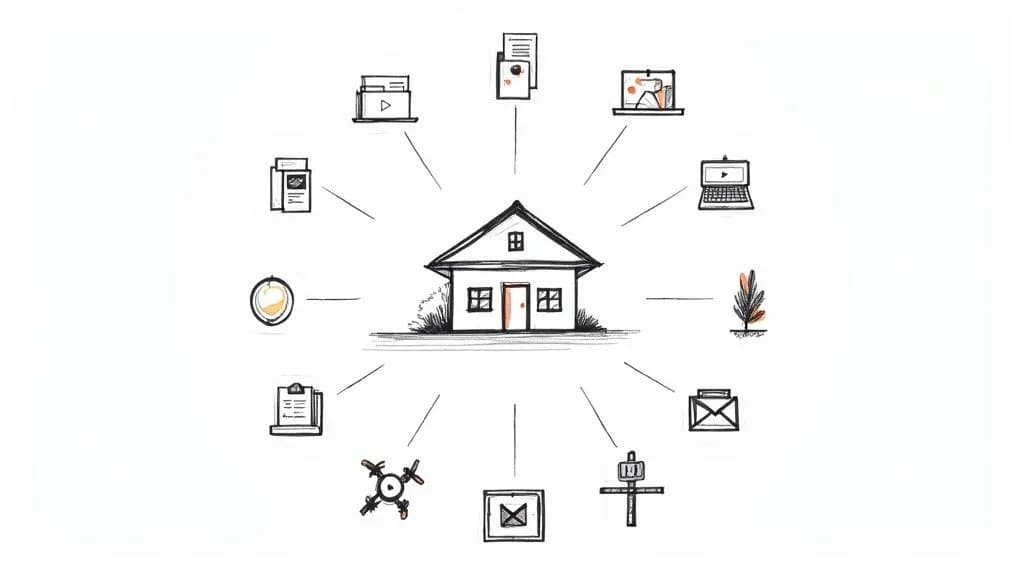 Materiales esenciales de marketing inmobiliario para captar compradores y vender más rápido