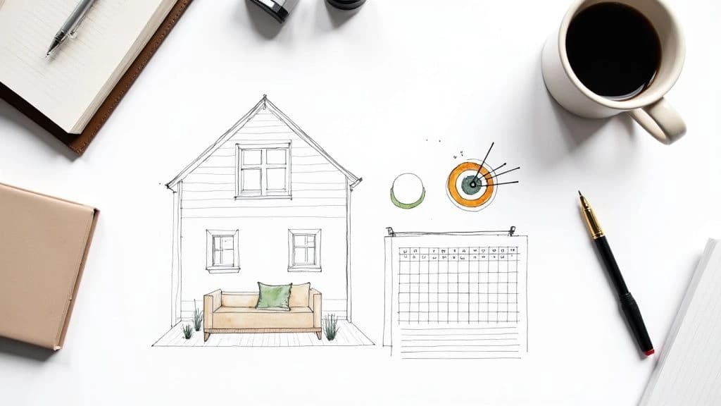 Un plan de marketing para agentes inmobiliarios que realmente funciona. – Case study illustration