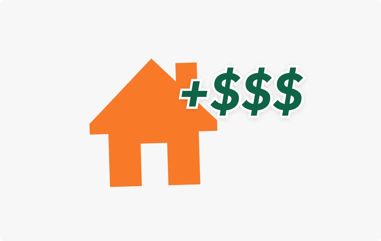 Cómo aumentar el valor de la vivienda rápido y fácil – ilustración decorativa