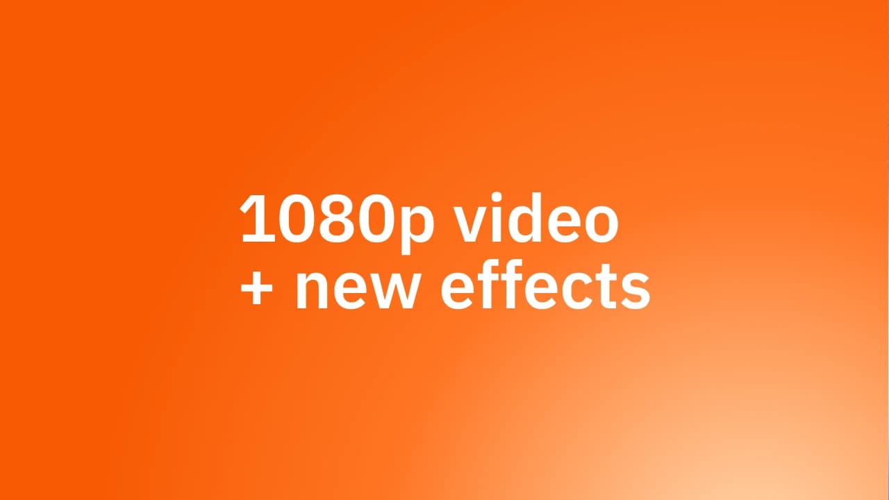 Pedra real estate videos now render in 1080p with a new Apparition effect