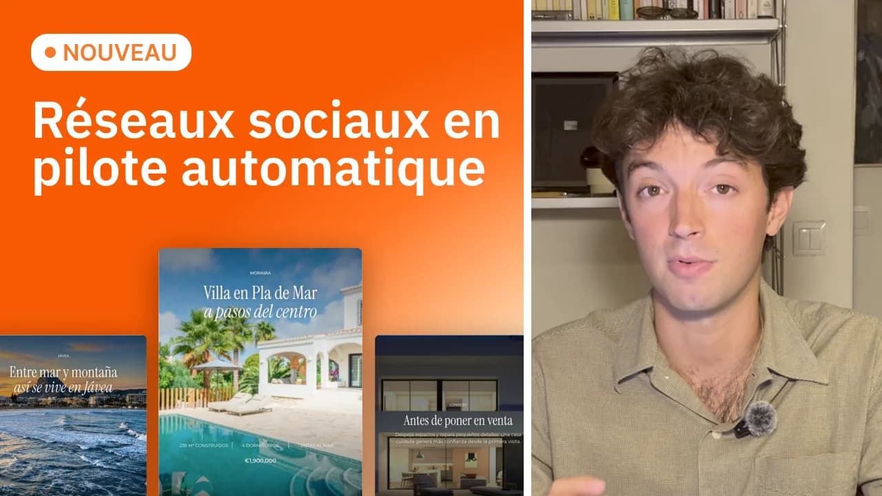 Nouveau : Réseaux Sociaux Immobilier en Pilote Automatique