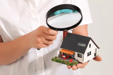 Inspeccionando la casa antes de venderla
