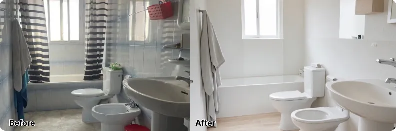 Ejemplo de Home Staging: Baño Antes y Después