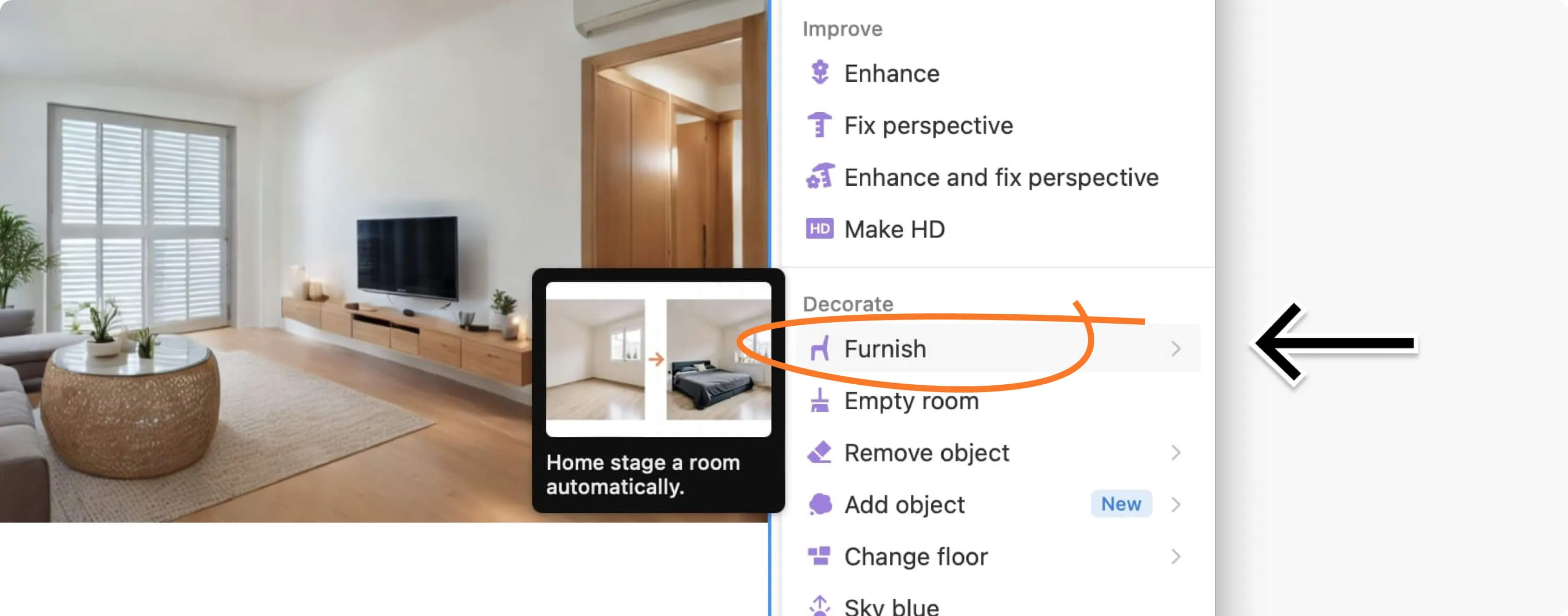 Menú para cómo crear una puesta en escena virtual