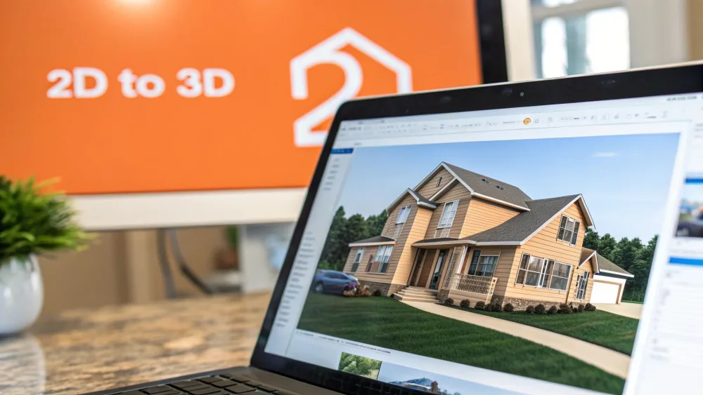 3D-Grundrissumwandlung zu Geschäftsergebnissen