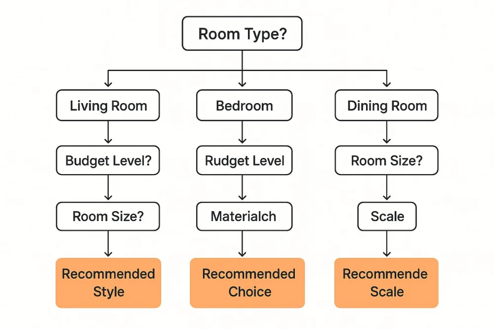 Infographic about interior design staging