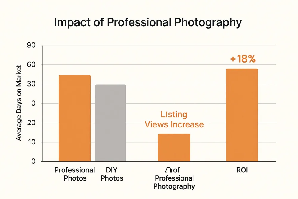 Infografik über Immobilienfotografie