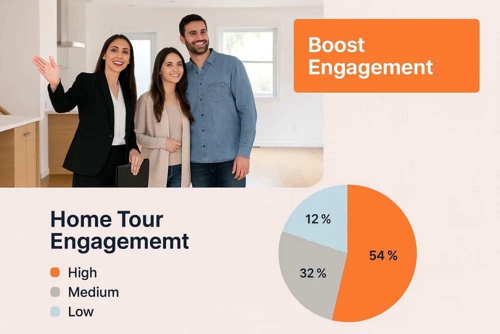 Infographie sur le marketing vidéo immobilier