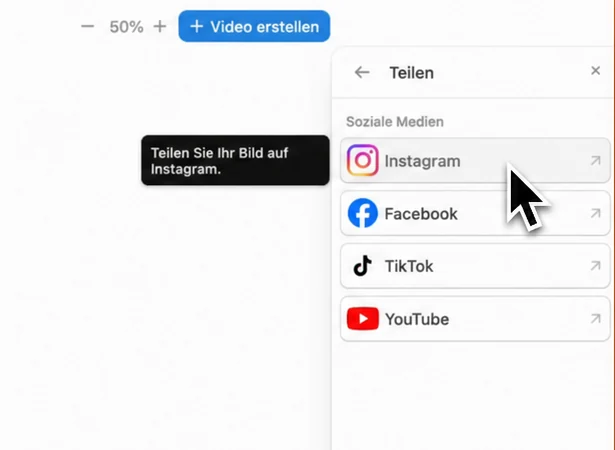 Das Reel im Hochformat aus Pedra auf Instagram, Facebook, TikTok oder YouTube teilen