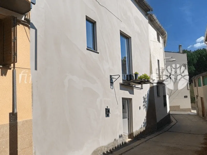 Exterior de casa después del render