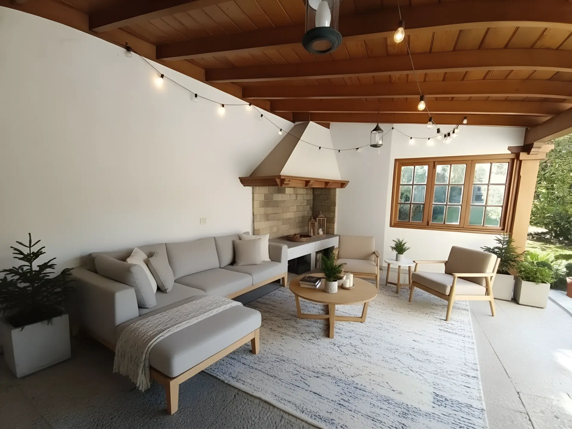 Después: Terraza reamueblada con nuevos muebles y estilo