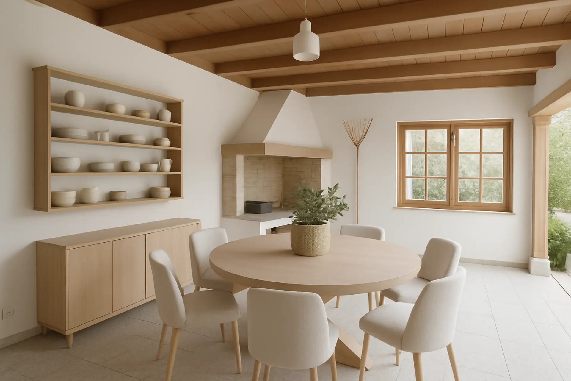 Después: Concepto de terraza renovada con nuevos materiales y diseño