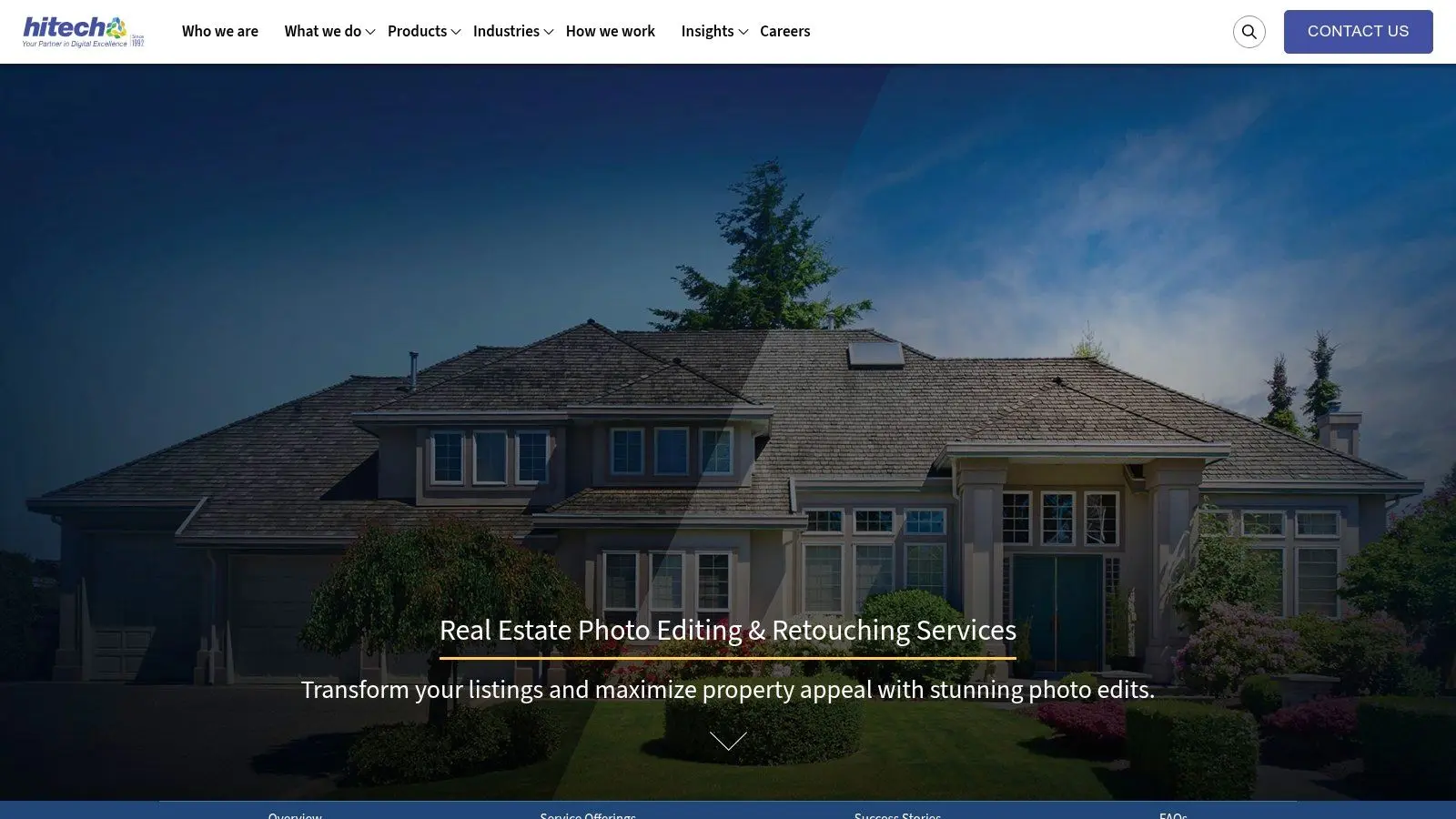 Servizio di miglioramento fotografico immobiliare HitechDigital